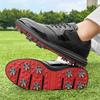 Scarpe da Golf da Uomo Professionali con Tacchetti Impermeabili Microfibra Anti-Collisione Punta Scarpe Sportive da Competizione Esterna Scarpe da Golf da Uomo