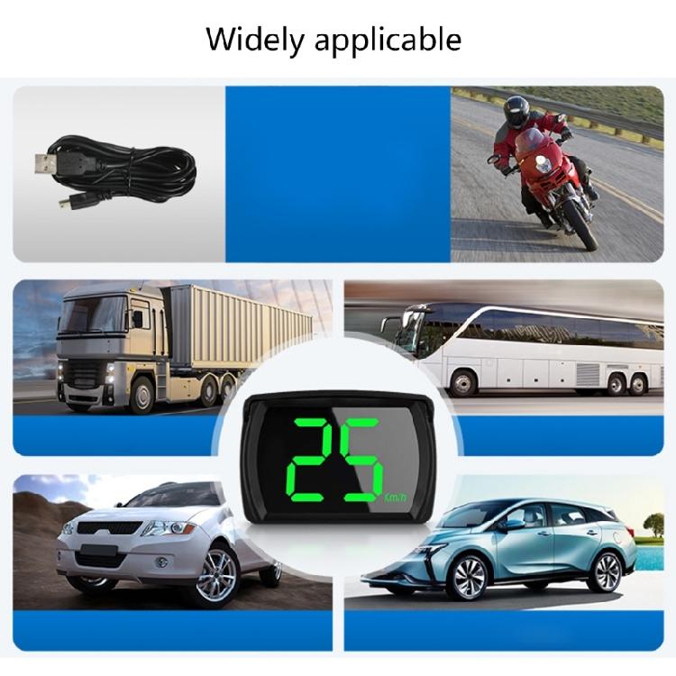 Universal HUD Car Head Up Display HUD Digital Speedometer KM Display