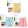 Premium Cotton Thick Absorbent Face Towel Soft Washcloth For Home Use In Blue Yellow And Pink