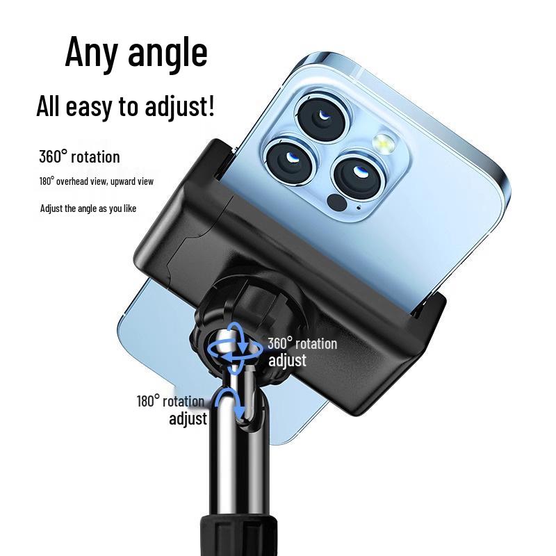 Mobile Phone Desktop Stand: Full Metal Multi-functional Support for Overhead Shooting, Video Recording, Live Streaming, and Photography