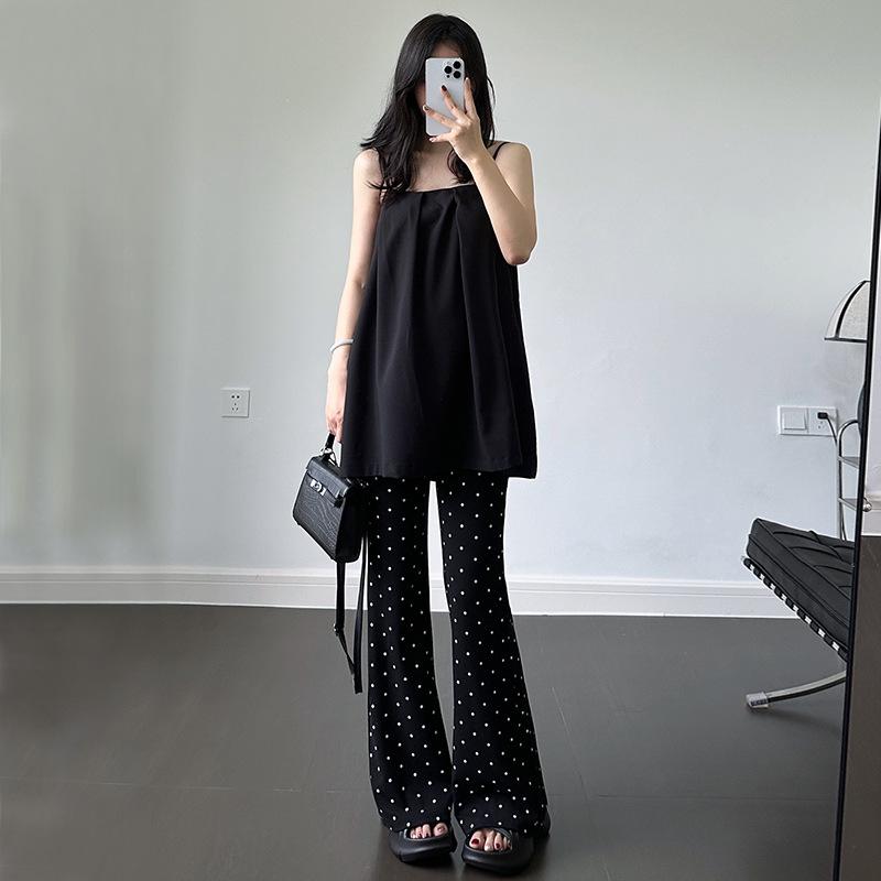 

Summer Flare Maternity Pants - Comfortable, Thin, Small Height Style for Spring 2026 One Size [suitable for 80-110 jin]