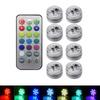Wireless Adhesive LED Car Interior Ambient Light Remote Control Decor Auto Roof Foot Atmosphere Lamp Bicycle Tail Light