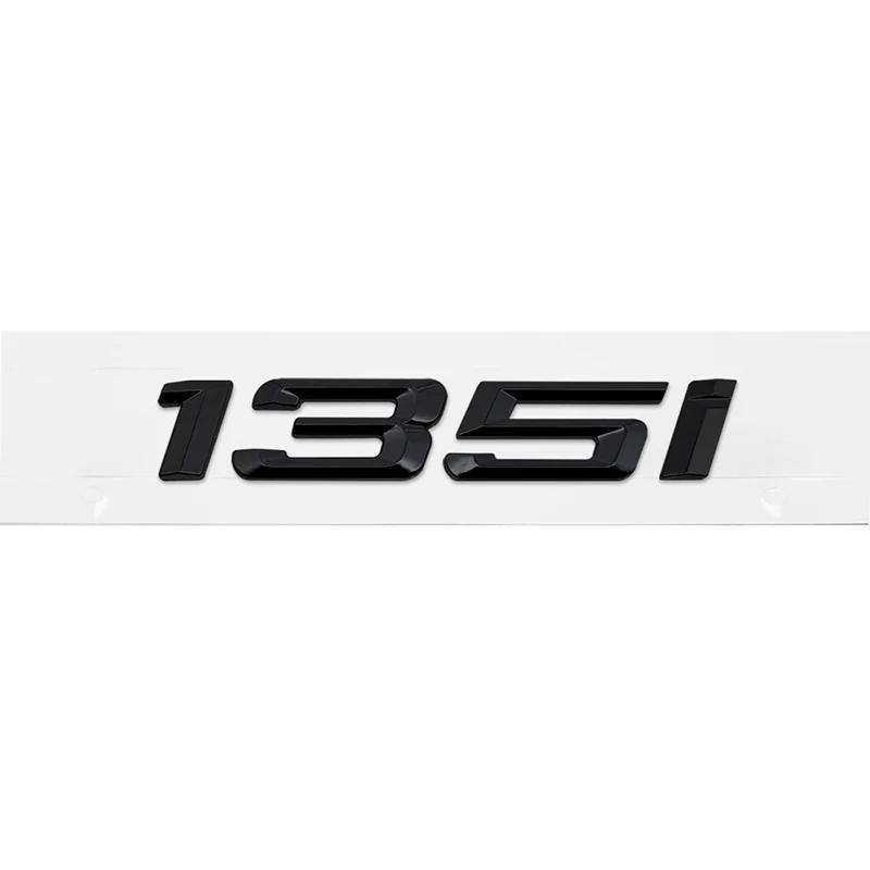 ABS Car Rear Trunk Letters Logo Badge Emblem Sticker For BMW 1 Series 116i 118i 120i 125i 130i 135i 140i E81 E82 E87 E88 F20 F21