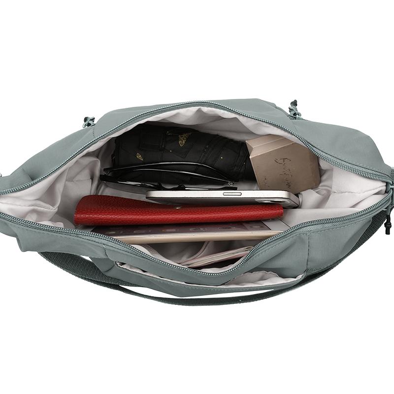 Women's Lightweight Nylon Hobo Bag - Crescent Crossbody Purse with Adjustable Strap (Water-Resistant for Work & Daily Use)