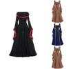 Vintage Gothic Renaissance Women's Halloween Costume Dress For Cosplay And Parties
