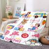 Custom Name Ms. Rachel Theme Printed Blanket - Perfect for Couch, Bed, Travel & Outdoor Use | Machine Washable, Cozy & Durable.