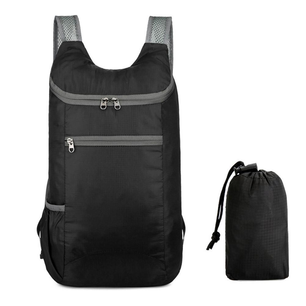 Outdoor Waterproof Foldable Lightweight Backpack Large Capacity Camping Hiking Travel Daypack Leisure Men Women Sport Bags