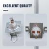 Set of 4 Dryer Thermostat Brackets Dryer Assembly Bracket Dryer Safety Fuse Perfect for Various Models Easy Installation