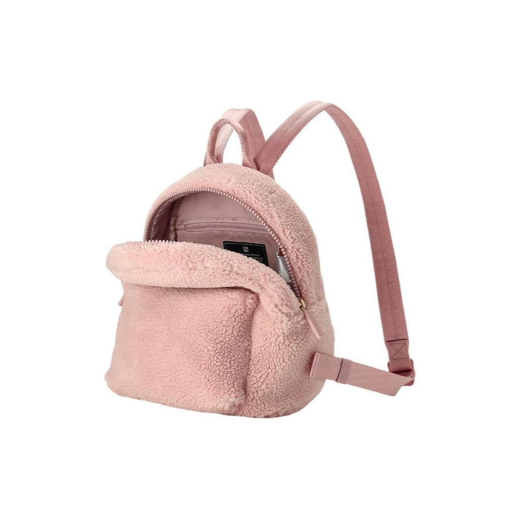 FILA Original Fashion Casual Logo Fabric Backpack Mini Women backpack Sandy-Pink F13W349169F-LP