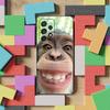 S-Sipping C-Caprisun Monkey Case For Samsung S21,S20,S10,Plus,S9,S22,S25,Ultra,S24,S23,FE,Lite,Soft Silicone Black