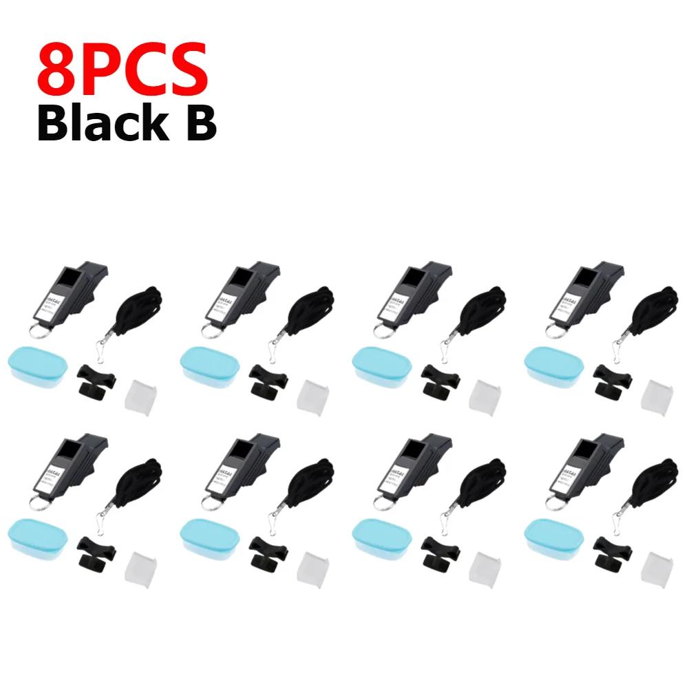 1-10PCS Professional Soccer Referee Whistle Coaching Basketball Football Whistles Seedless Plastic Whistles Basketball Whistles