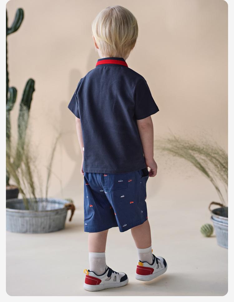 David Bella Boys' Short-sleeved Polo Shirt