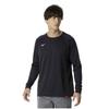 Breath Thermo Training Long Sleeve and 32MAB543 Wear, T-Shirt, Moisture-Wicking Heat-Generating, Men's, Black,