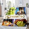 Shrek Theme Printed Blanket - Perfect for Couch, Bed, Travel & Outdoor Use | Machine Washable, Cozy & Durable.