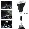 Lunsom Lightweight PU Leather Shift Shift Replacement Shift Knob for Manual Cars Knob, Lever, (Black)