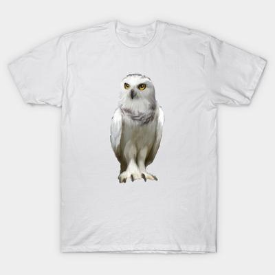 T Shirt Women Snow Owl Harajuku Print Kawaii Tshirt Summer Short Sleeve Female T-Shirt Top Tee