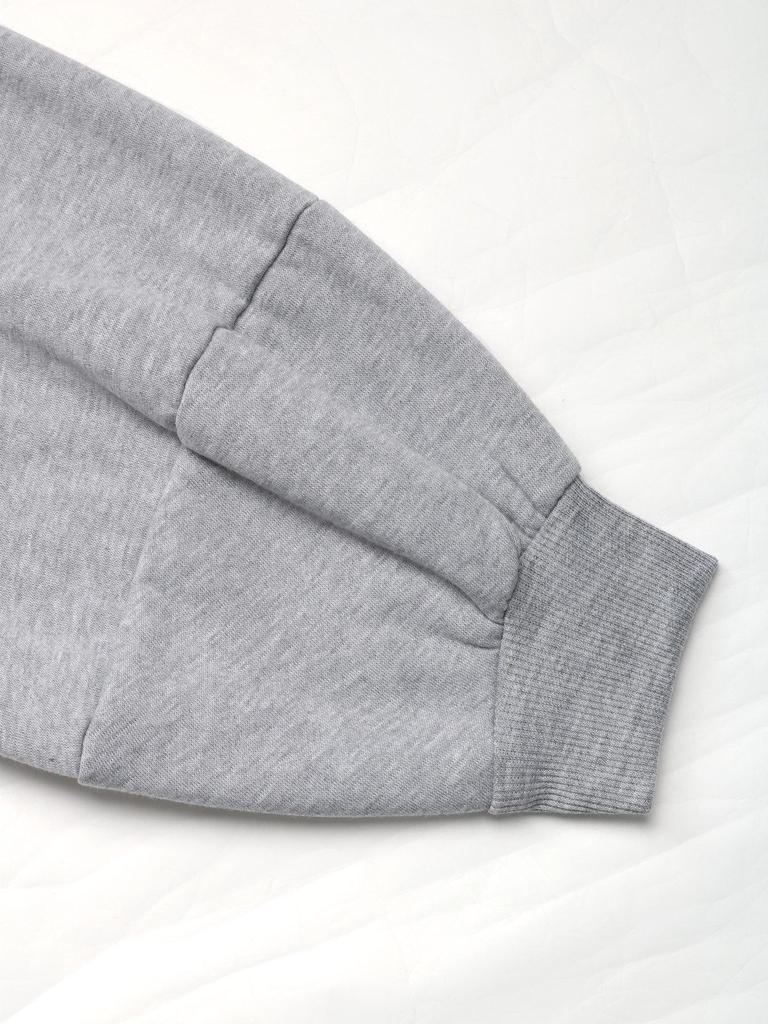 European and American Autumn/Winter Fleece-Lined Hooded Zip-Up Sweatshirt Jacket for Women