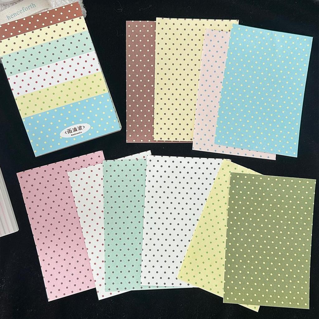 Polka Dot A7 Thick Sticky Notes Journal - 100 Double-Sided Pages