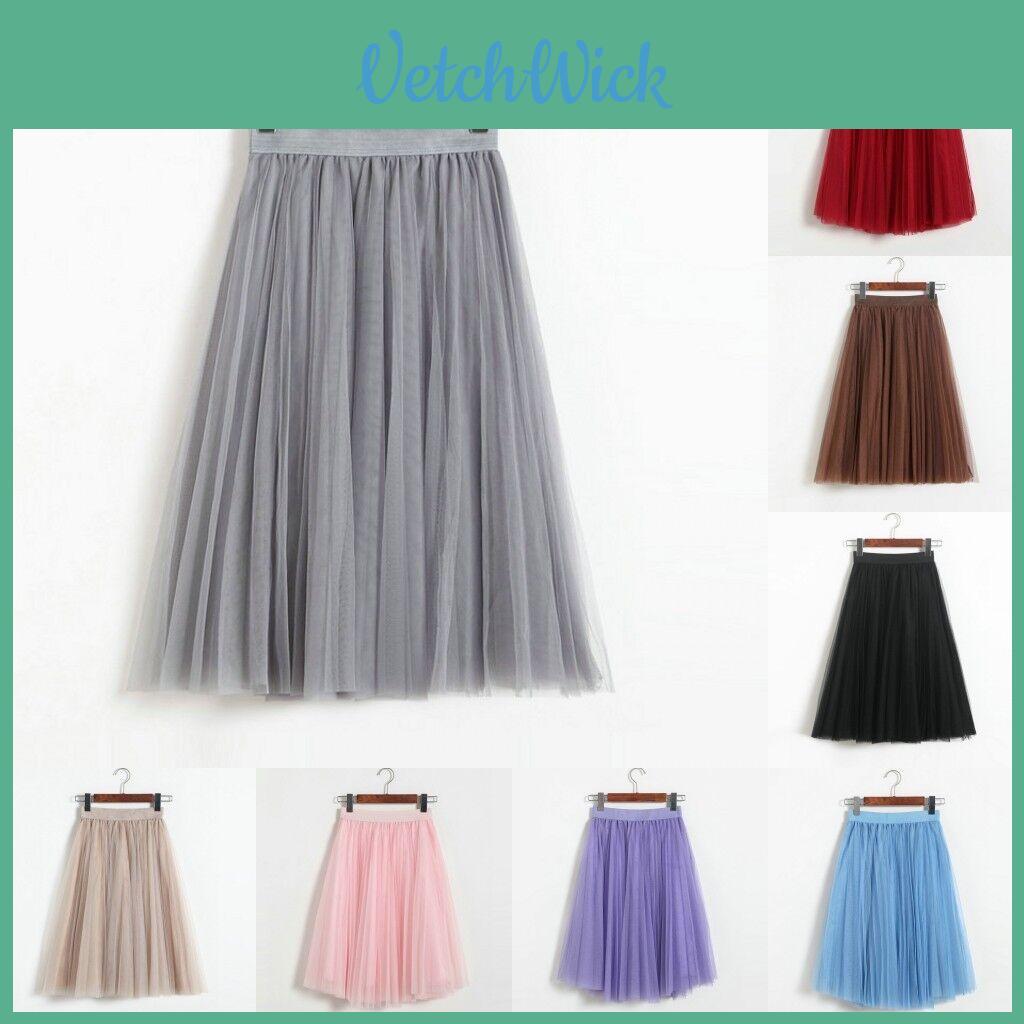 Hochwertiger 3-lagiger Damen-Tutu-Ballettrock Tüll-Unterrock für Vintage-Eleganz