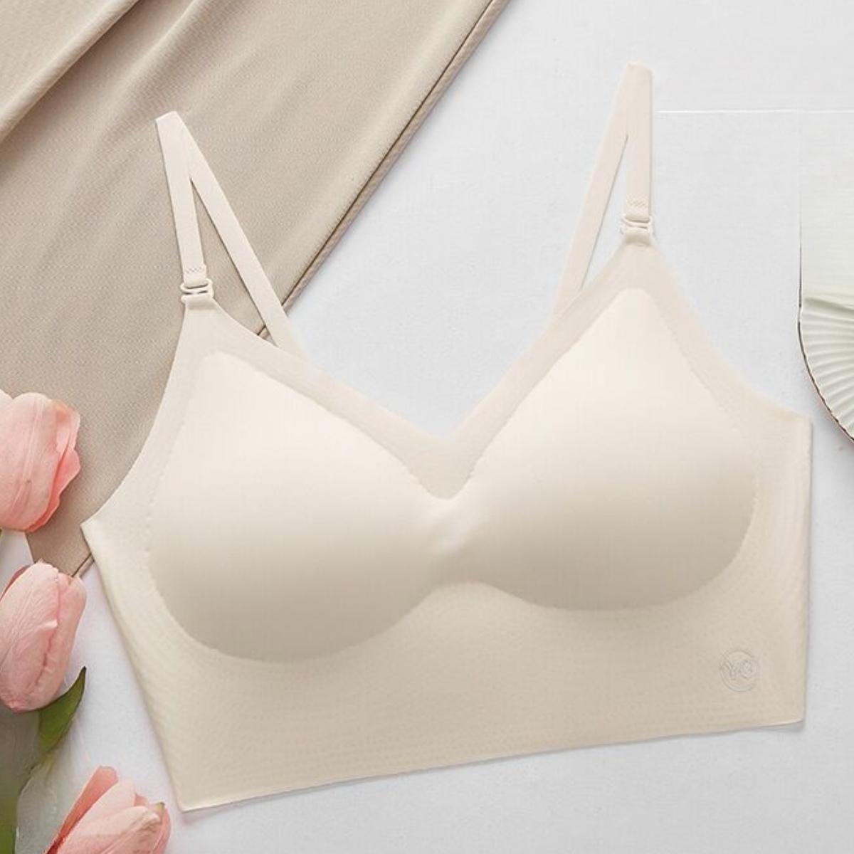 

U-образное бесшовное сексуальное бра без спинки для женщин, со сборкой и подушечками для груди, надевается с жилетом с вырезами, цельное L