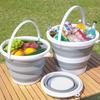 3L Collapsible Bucket Portable Folding Water Bucket Car Washing Fishing Bucket Household Plastic Travel Outdoor Camping Bucket