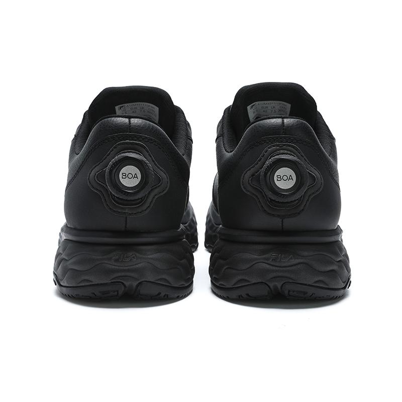 FILA Comfortable Versatile Fashion Low-Top Running Shoes Men sneaker Black A12M431113FBK