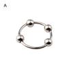 Cock Ring Prolong Intercourse Time Ergonomic Stainless Steel Delay Ejaculation Lock Ring for Male