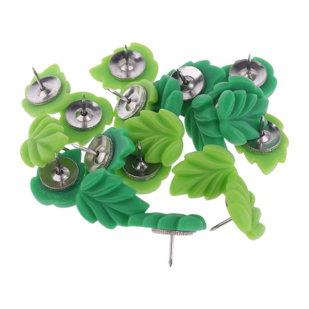 20/30/50 szt. Liście szpilki korkowe tablice ogłoszeń szpilki dekoracyjne pinezki mapy do zawieszania wyświetlania obrazu notatki