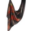 Silk Printed Scarf Wrap Shawl Ethnic Style Marble Lightweight Versatile Accessory Women