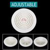 Round Air Vent Louver Grille Cover Outlet Adjustable Exhaust Vent Ducting Ventilation Grilles 75/100/125/150mm Air Vent Cover