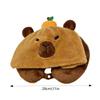 U-Shaped Pillow Comfortable Capybara Hooded Travel Neck Pillow Sleeping Supplies Neck Pillow For Offices Airplanes Cars