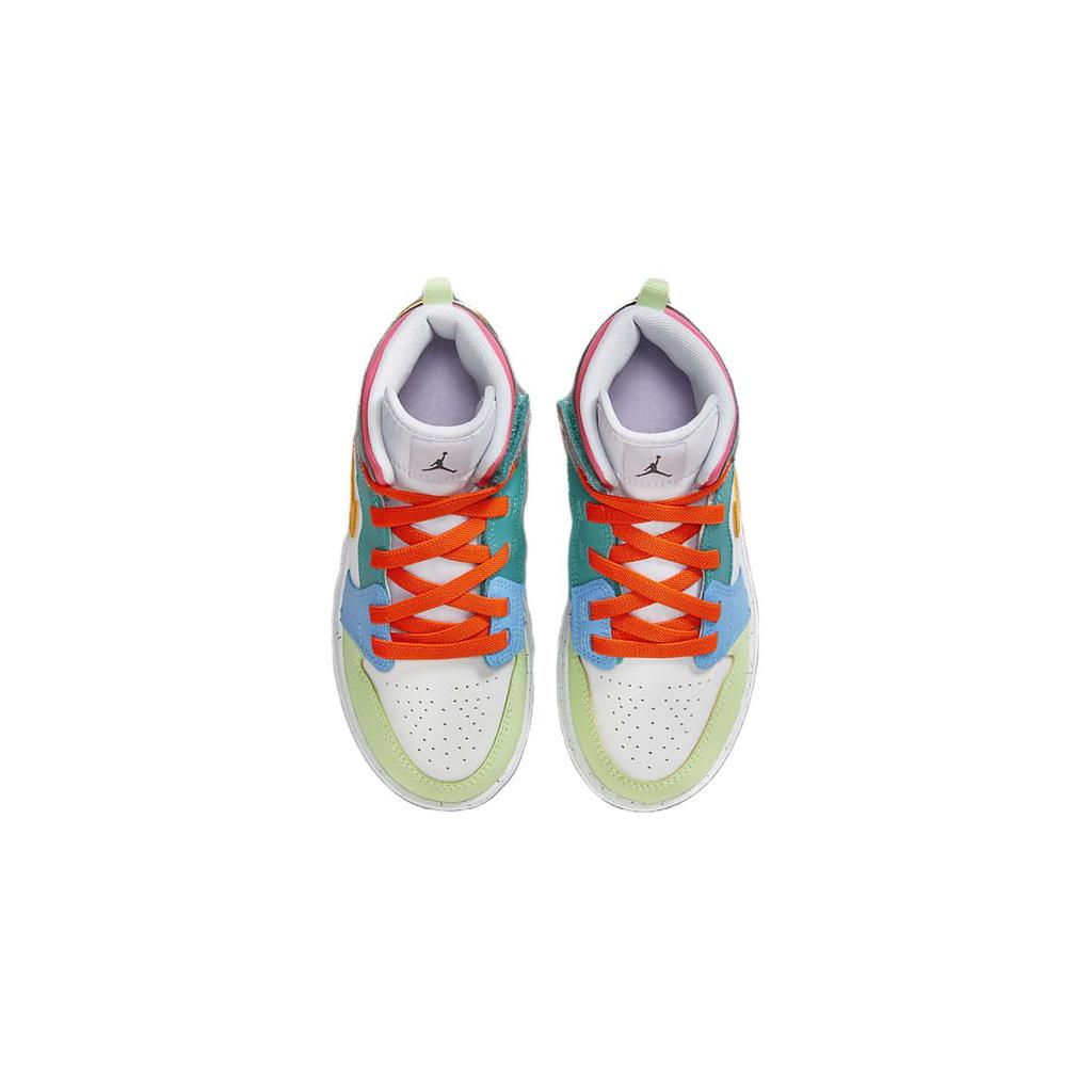 New JORDAN Air JORDAN 1 Kids' Basketball Shoes Pre School FJ3462-100