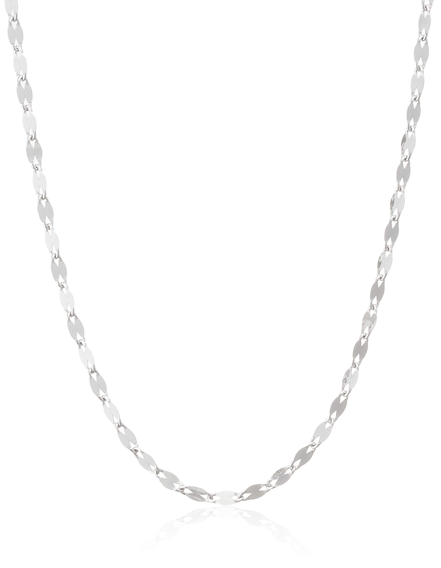 

Platinum 850 Flower Chain Necklace Length 45cm PNSPH 45 [Exedia] (Pt850) срібний