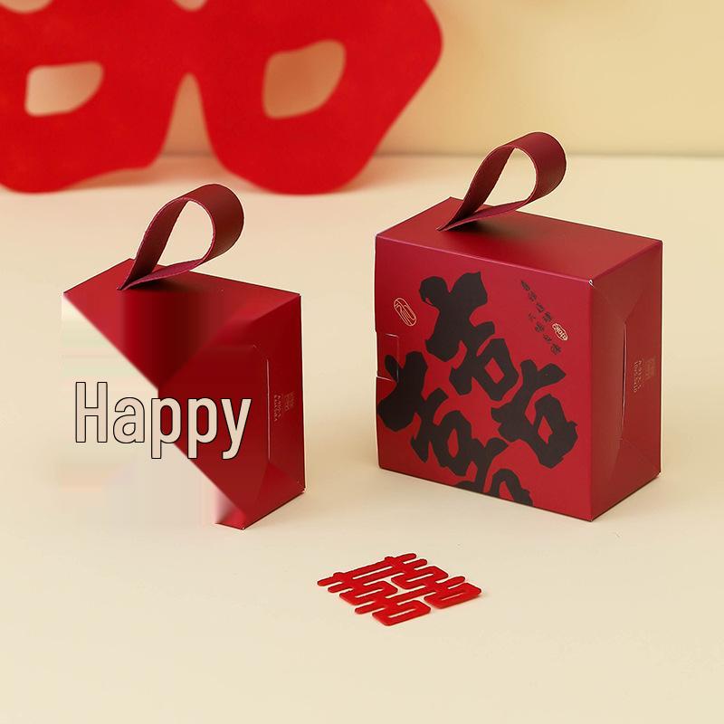 High-End Wedding Candy Gift Box 2025 Style - Elegant Empty Favor Box