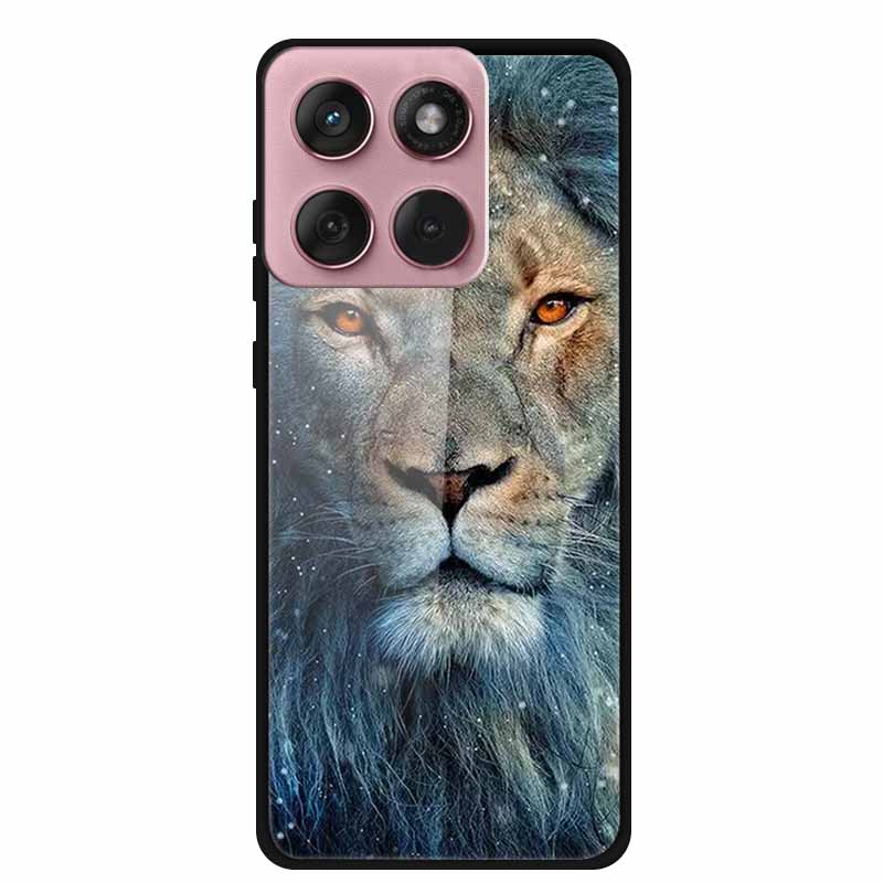 For Motorola Edge 60 60s 5G Case Hard Back Cover Tempered Glass Case For Motorola Edge 60 Fusion Phone Case Soft TPU Bumper Para