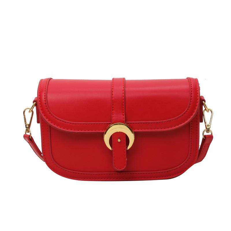 Шикарная сумка на одно плечо 2024 Новый дизайн Минималистичная модная сумка для женщин красный