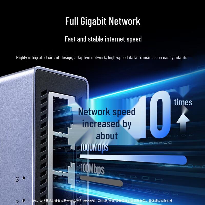 UGREEN 8-Port Gigabit Ethernet Switch