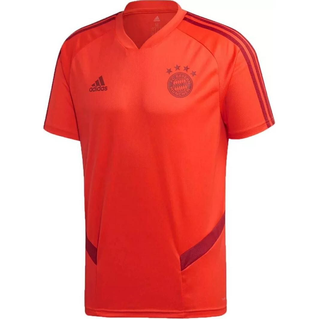 Adidas Бавария Мюнхен Тренировочная Дышащая Футболка с Коротким Рукавом Мужская Красный DX9154 S
