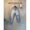 C S In The Room Women S Lemon baCk bandIng diStreSSed Cut Baggy jeanS 2Color