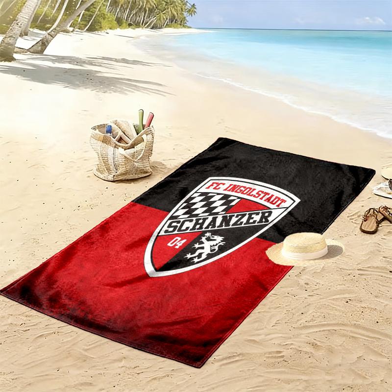 Fc Ingolstadt Towel, Large Soft Quick Dry Towel for Beach Camping Swimming