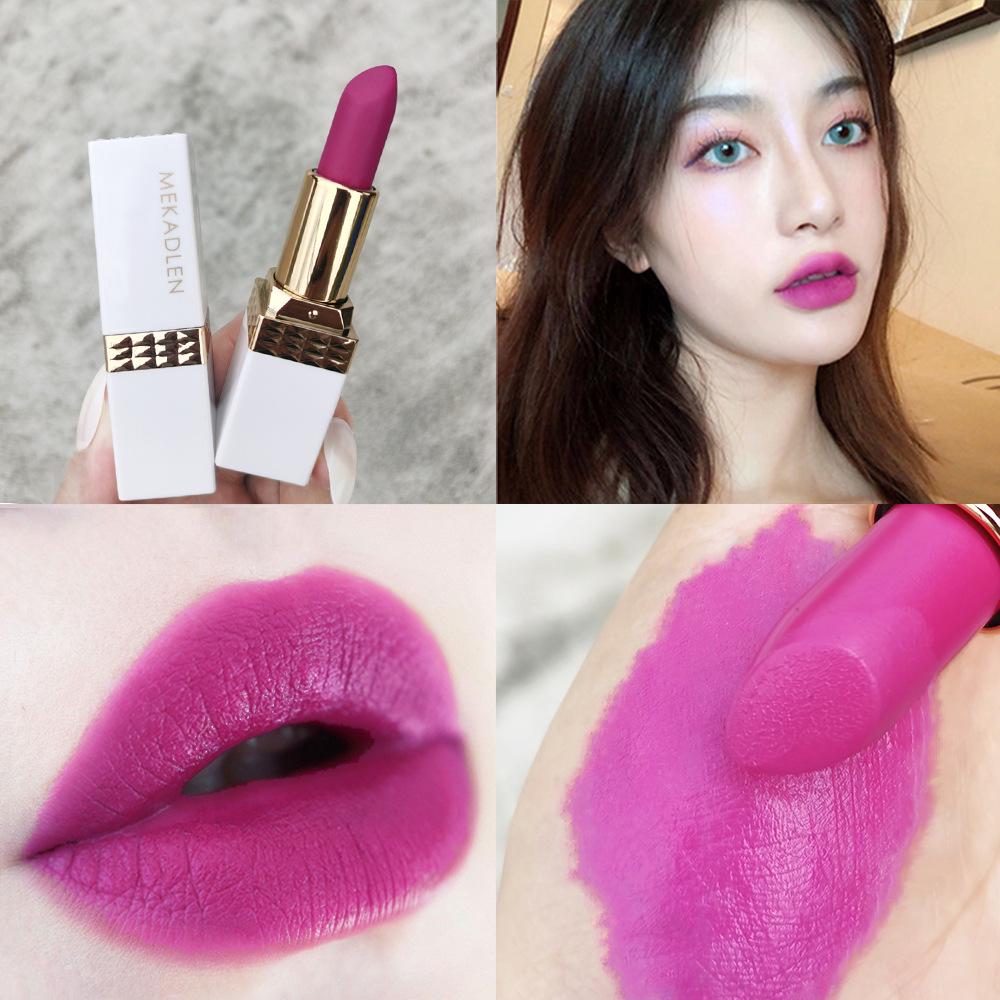 McCarthy Lun Orange Lipstick - Carrot Orange, Creamy Rose, Purple-Pink Matte, Brightening, Niche Lipstick for Women.