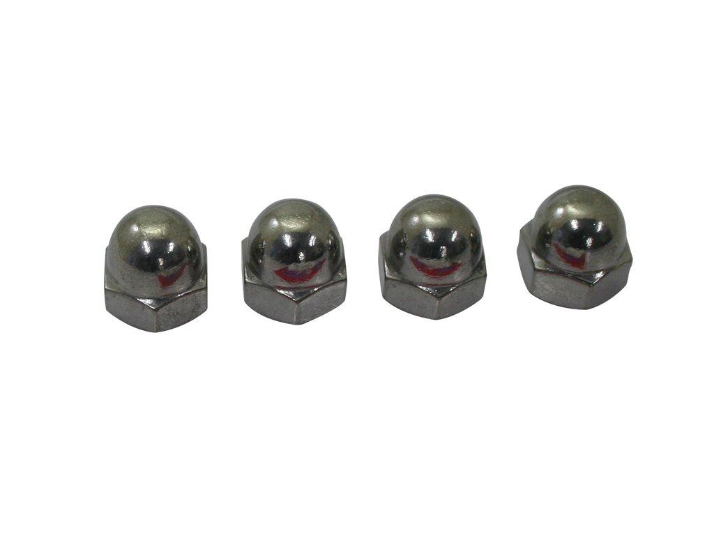 Cf Posh 866016 Inch Size Stainless Steel Acorn Nuts, 3/8-16, 4 Pieces
