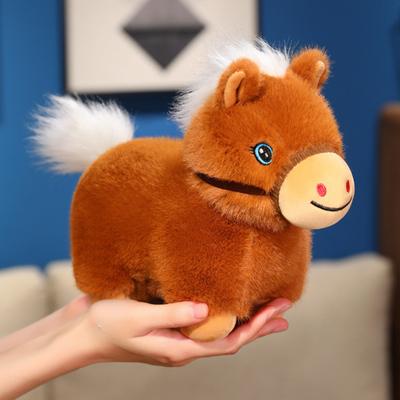 Adorable Mini Pony Plush Doll Soft Stuffed Animal Horse Companion for Kids Adults Holiday Collection