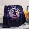 Chelsea bedekte Flanelldecke, weicher Überwurf für Schlafzimmer Sofa, waschbar, Fußballfanartikel, tolles Geschenk.