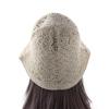 Knitted Hat Spring Basin Pure Color Caps Linen Bucket Hat Korean Style Caps Female Hats Sun Hat