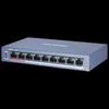 Hikvision DS-3E0109SP-E 9-porters (8 PoE) 100 Mbps nettverksswitch CN-plugg (adapter inkludert)