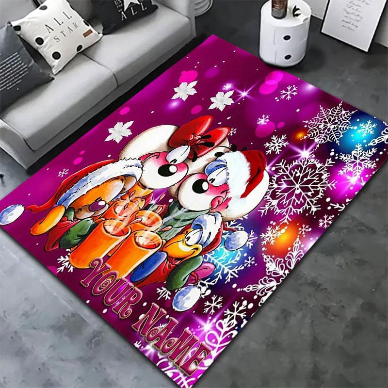 Diddl Custom Name Carpet Rug for Living Room Bedroom Home Sofa Decoration,Kids play Non-slip Floor Mat