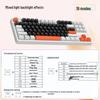 X87 Double Shot Mechanical Gaming Keyboard - Hot-Swappable Tea/Red Switches, 87 Keys, Wired, Backlit, for Office & e-Sports.