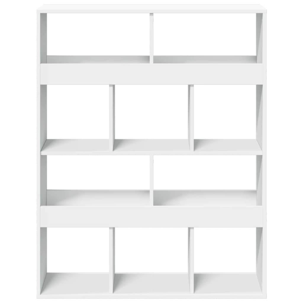 Room Divider White 100 x 33 x 125.5 cm Engineered Wood