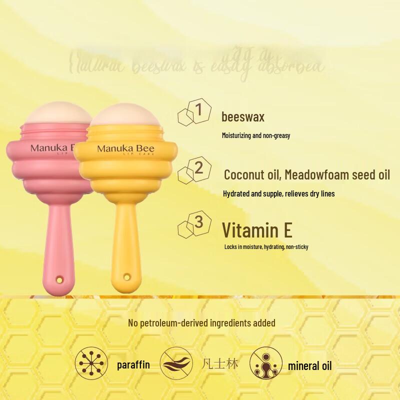 Manuka Bee Lollipop Hydrating Lip Balm Duo